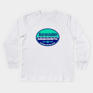 Barnstable Massachusetts MA Kids Long Sleeve T-Shirt